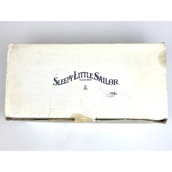 VTG Danbury Mint Porcelain Doll Set SLEEPY LITTLE SAILOR by Judy Belle NIB NEW - Picture 3 of 4